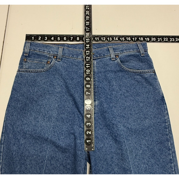 Vintage Levis 540 Y2K Jeans Mens 38X32 Relaxed Medium Wash Workwear 1999 - Picture 3 of 10